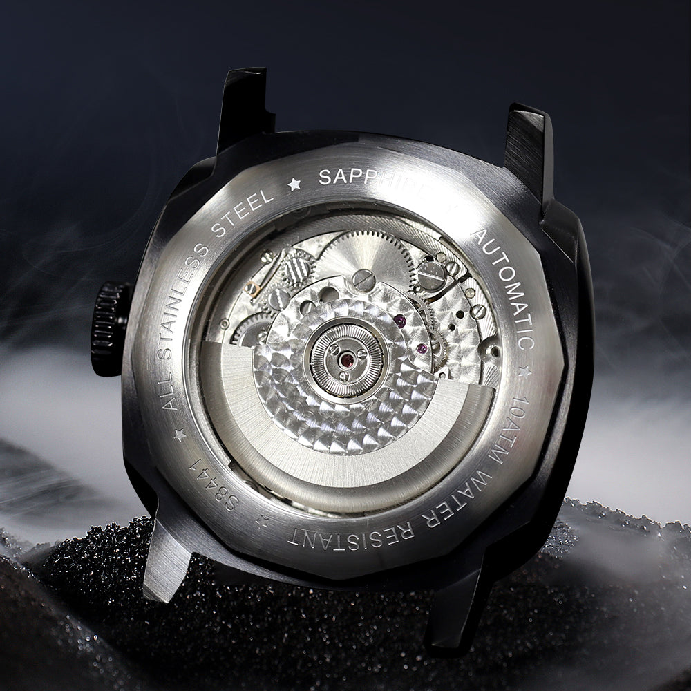 SEAKOSS GMT 10ATM Diving Automatic Mechanical Watch Seagull ST2557 Movement Super Luminous Hand